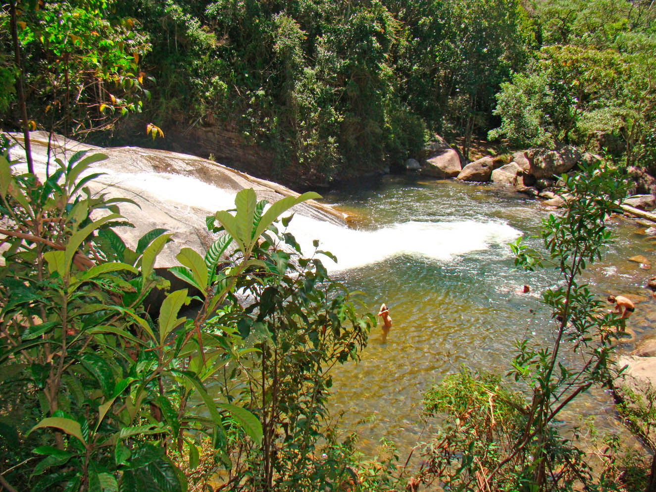 Turismo - Cachoeira do Escorrega - Pousada Verde Novo - Visconde de Mauá - RJ